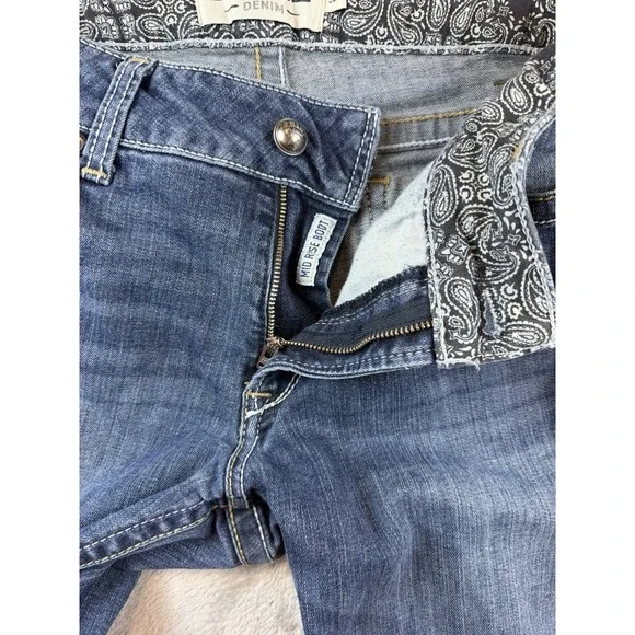 ARIAT Real Denim Jeans Women's 32R Riding Jean Whip Stitch Bootcut - Picture 7 of 12